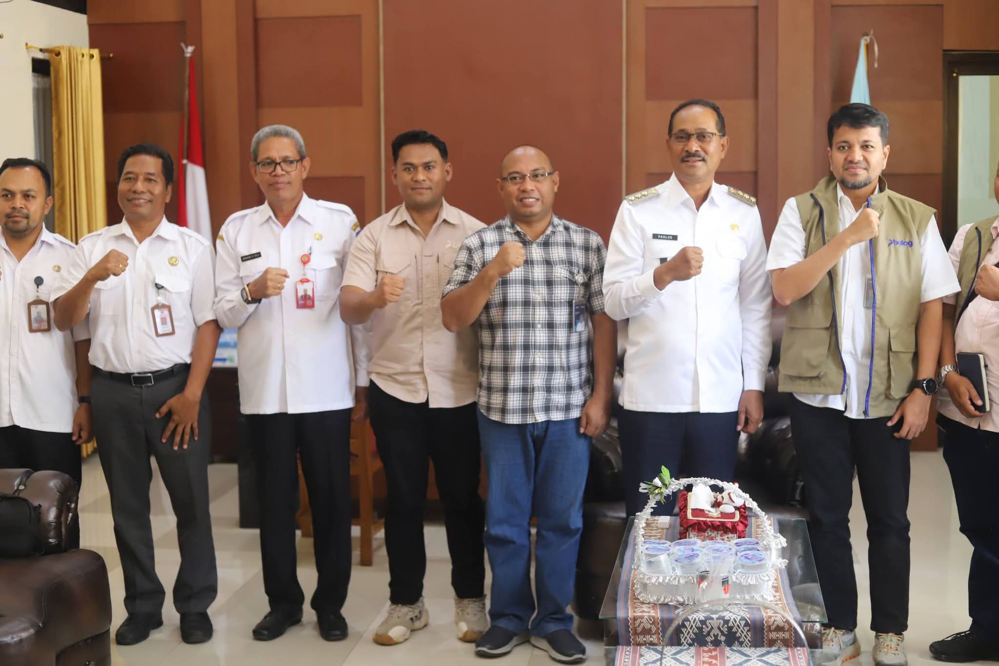 Bupati Sumba Tengah Terima Kunjungan Kakanwil BULOG NTT, Bahas Swasembada Pangan