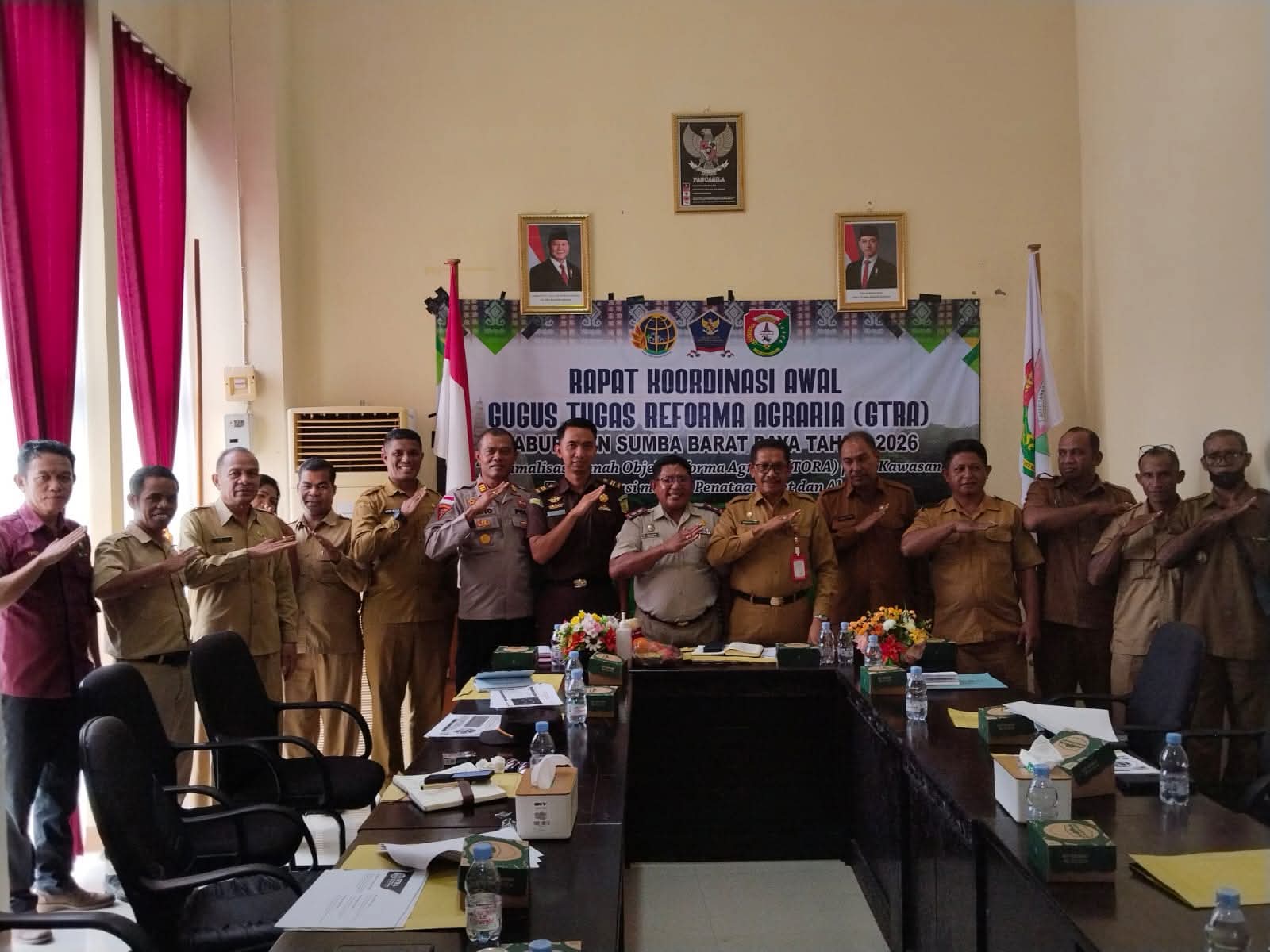 Wujudkan Keadilan Pertanahan, Sekda SBD Buka Rakor Awal Gugus Tugas Reforma Agraria 2026