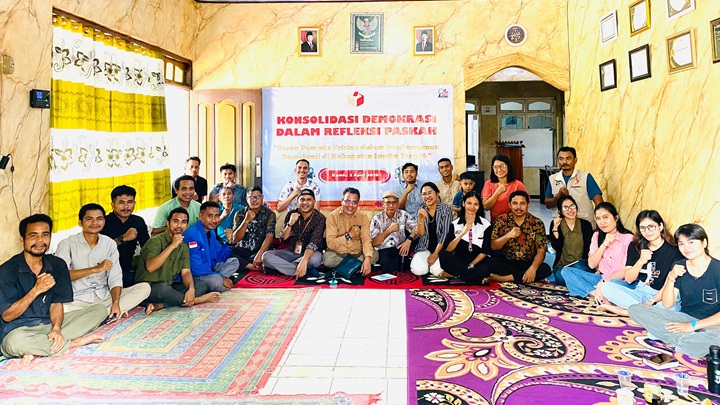 Refleksi Paskah, Bawaslu Sumba Tengah Gelar Konsolidasi Demokrasi Bersama Organisasi Pemuda Kristen