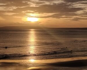 Sunrise di Pantai Kapulita Desa Watu Asa Kecamatan Mamboro Sumba Tengah