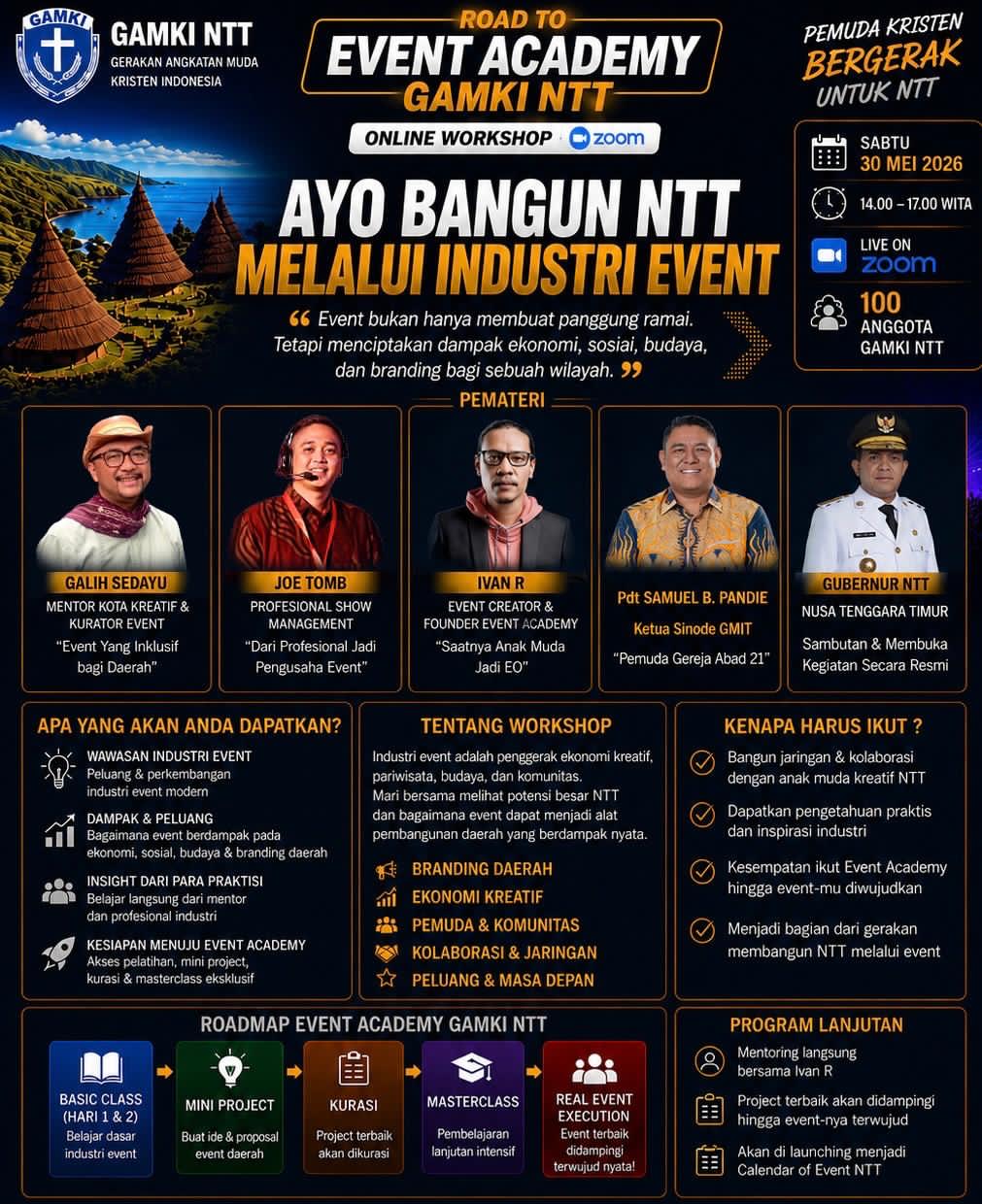 GAMKI NTT Luncurkan Event Academy: Gerakan Besar Membangun Ntt Melalui Industri Event